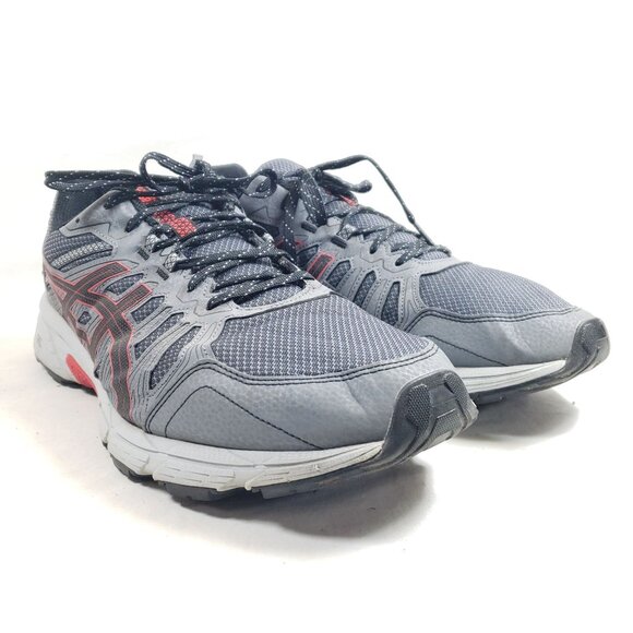 Asics Gel-Venture-7 Mens Size 15 Extra Wide Gray/Red Running Shoes - Picture 2 of 7